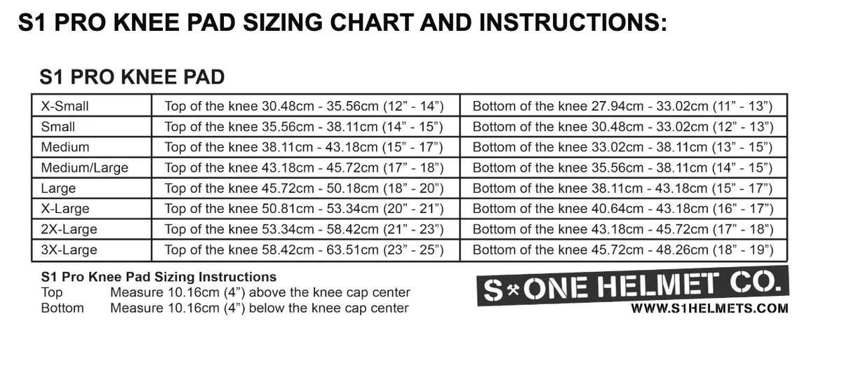 S1 Pro Knee Pads Gen 4.5 40mm