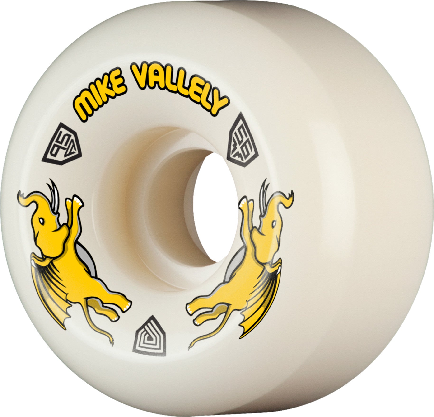 Powell Peralta Dragon Formula Yellow Vallely Pro V6 95A 56mm V6