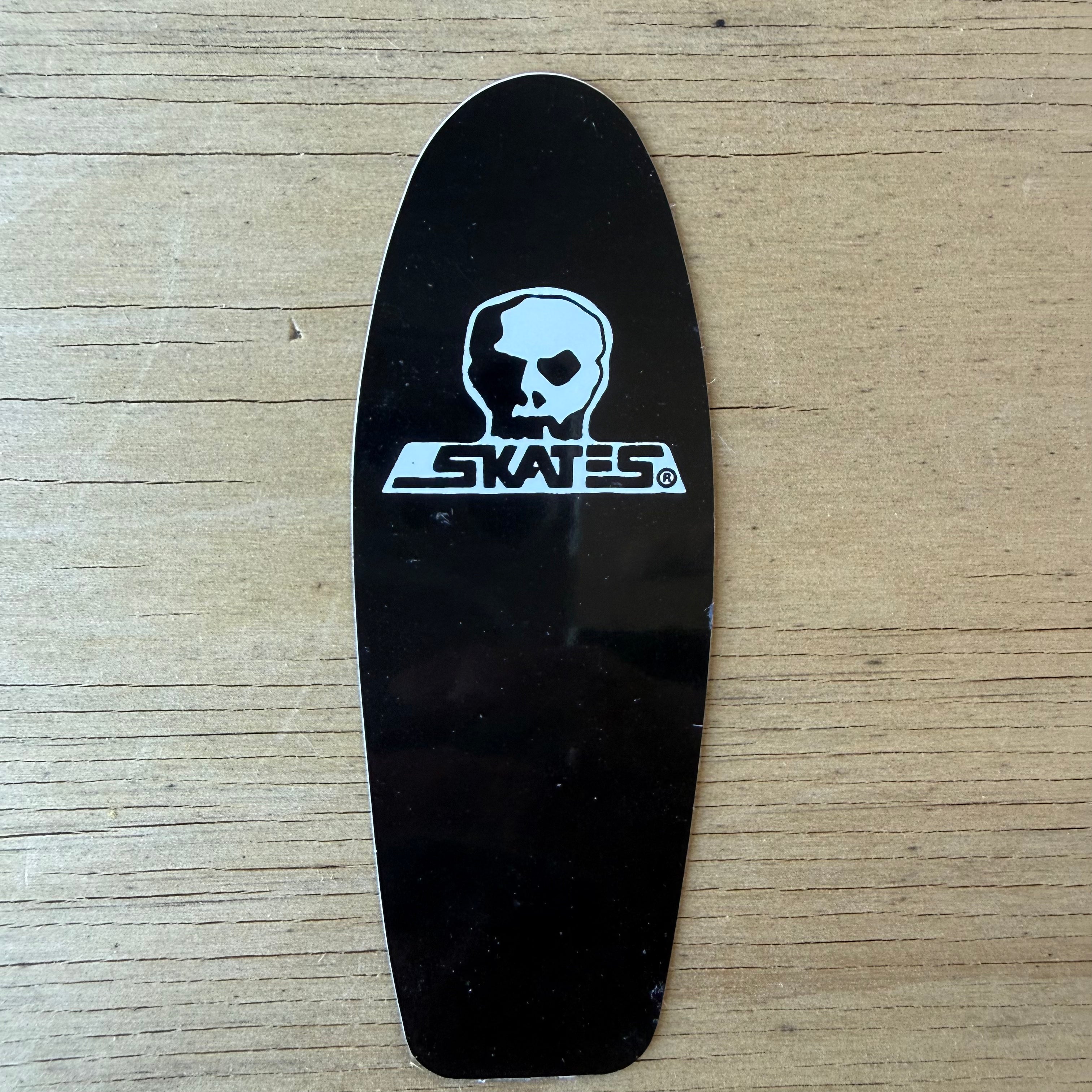 1980s Skull Skates Sticker
