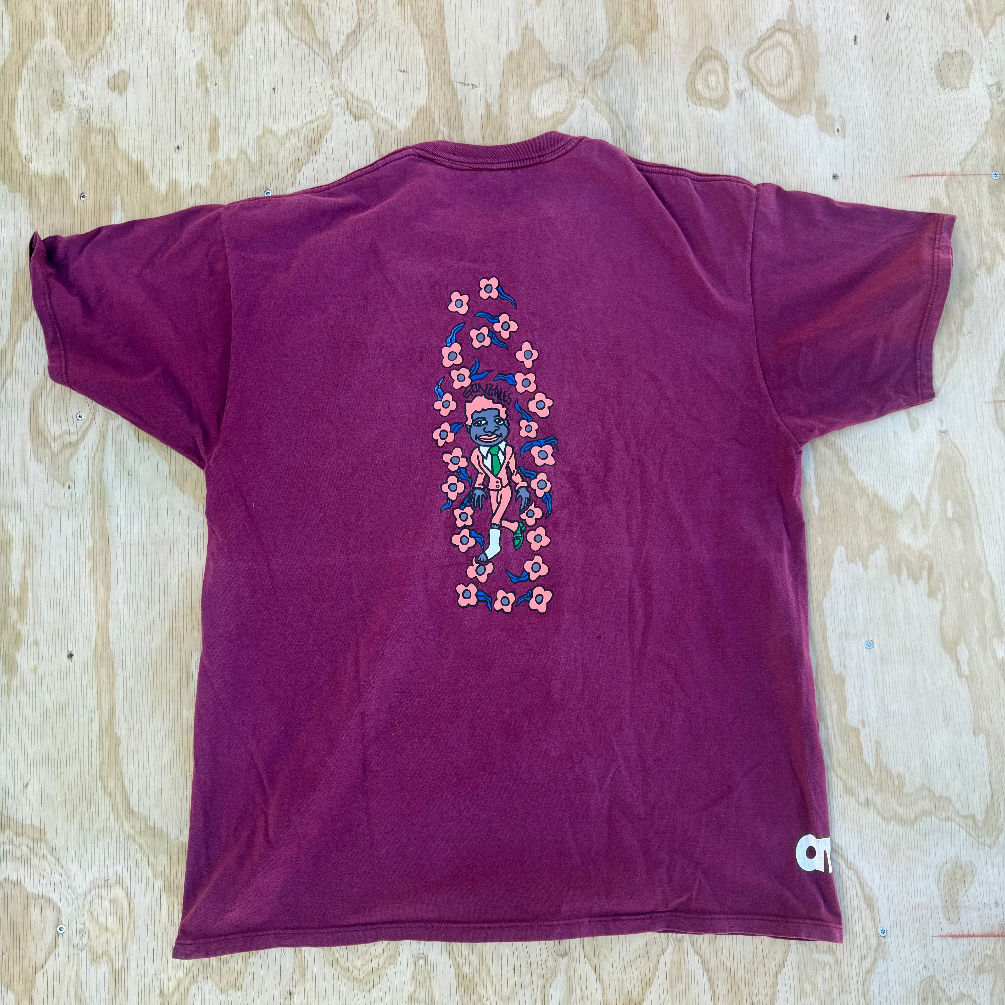 Vintage 90s ATM Click Mark Gonzales T-Shirt - OG Gonz Skateboard - Rare