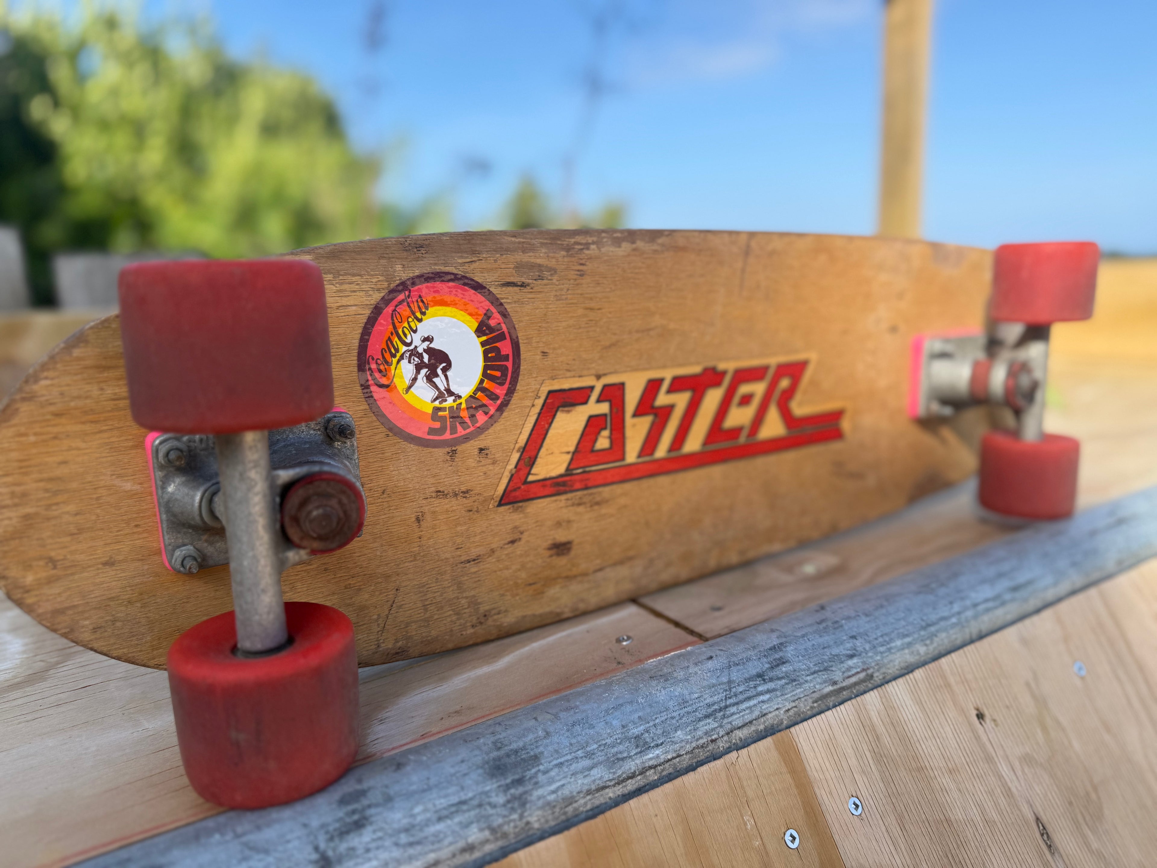 Skatopia Skateboard Sticker - 8cm Vinyl Laminated Reissue - 70s 80s Old School