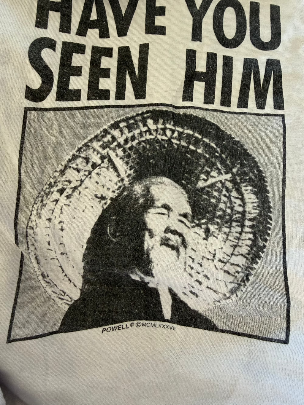Powell Peralta OG  "Have You Seen Him" Vintage T-Shirt