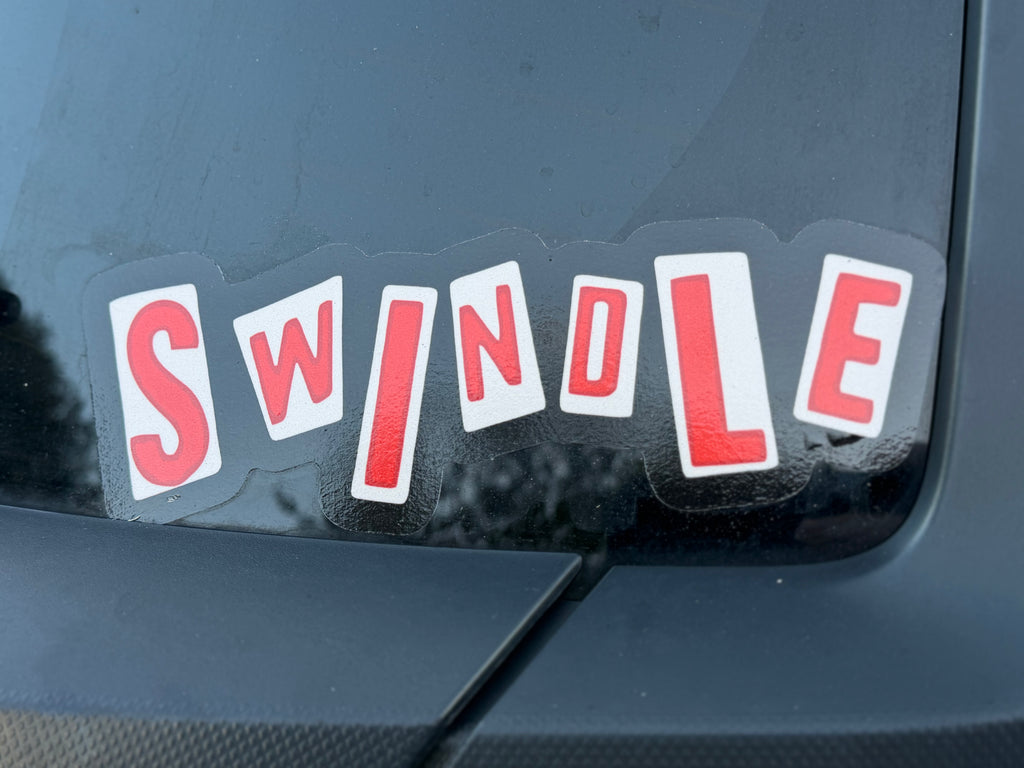 SWINDLE sticker - large