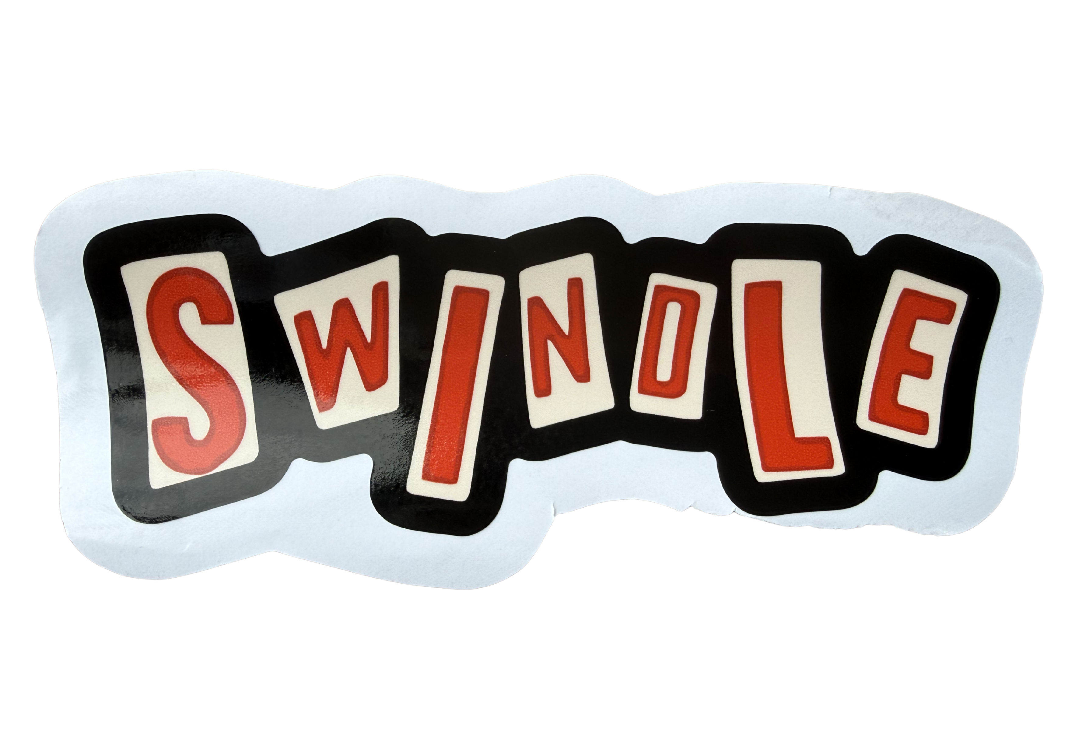 SWINDLE sticker - large