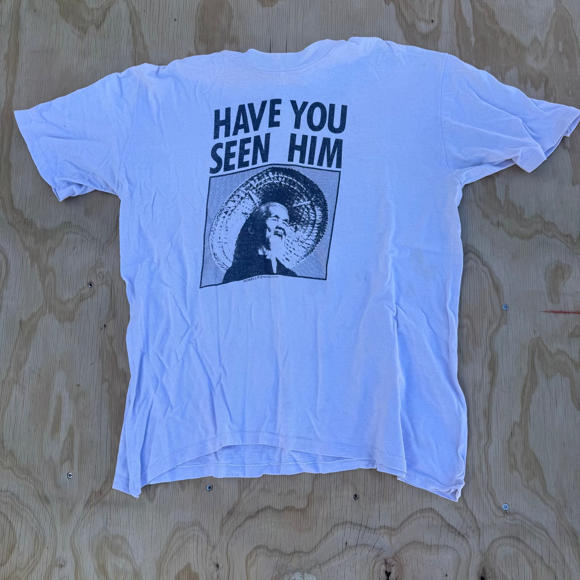 Powell Peralta OG  "Have You Seen Him" Vintage T-Shirt